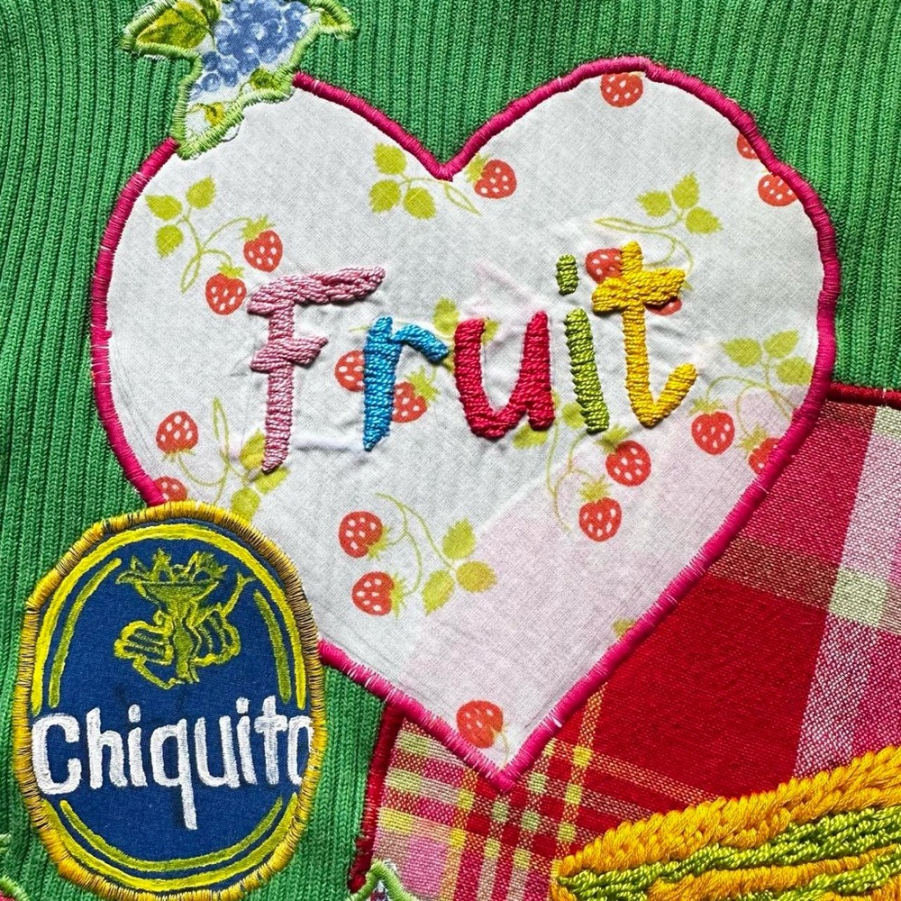 Colorful Fresh Fruit Reworked Top - Picture 6 of 7